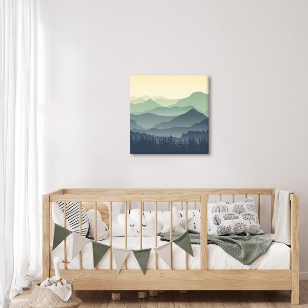 Obraz - Forest Mountain (30x30 cm)