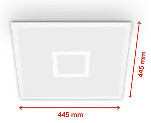 LED panel Centerlight bílá remote CCT RGB 45x45m