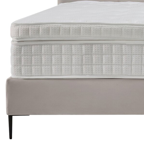 POSTEL BOXSPRING, 180/200 cm, krémová MID.YOU - Online Only postele, Online Only