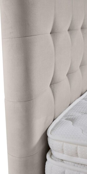 POSTEL BOXSPRING, 120/200 cm, krémová MID.YOU - Online Only postele, Online Only