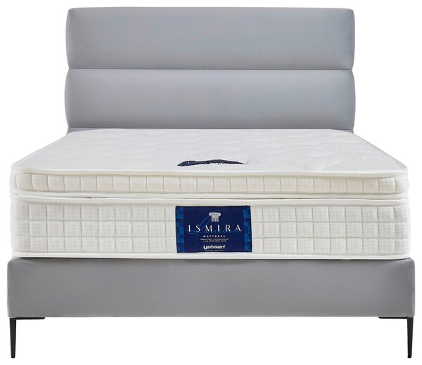POSTEL BOXSPRING, 120/200 cm, světle šedá MID.YOU - Jednolůžkové postele, Online Only