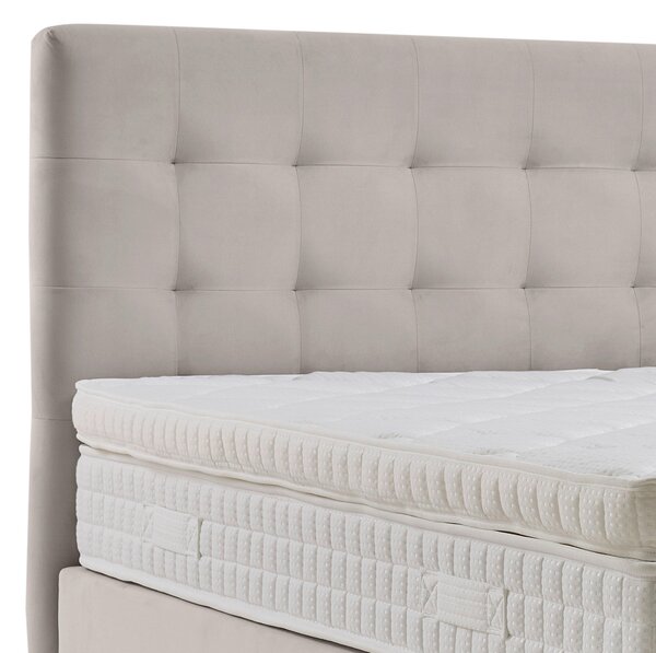 POSTEL BOXSPRING, 180/200 cm, krémová MID.YOU - Online Only postele, Online Only