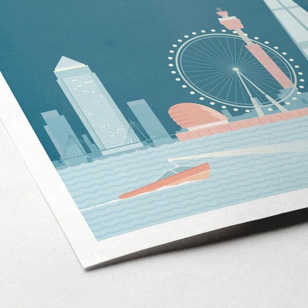 Plakát Travelposter London, 30 x 40 cm