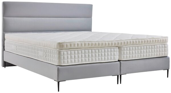 POSTEL BOXSPRING, 180/200 cm, světle šedá MID.YOU - Online Only postele, Online Only