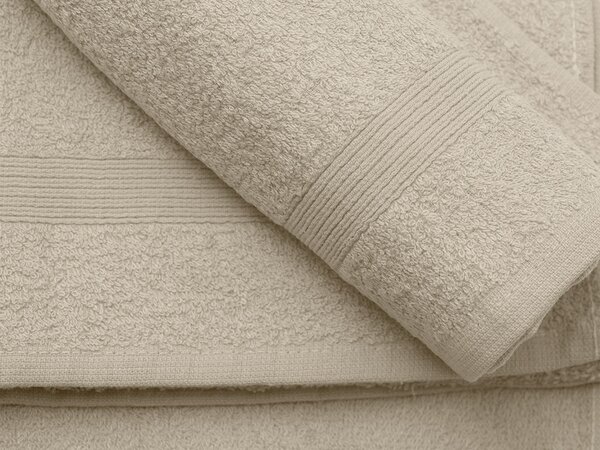 Ručník ELEGANZA 50x100 cm krémový, 100% bavlna