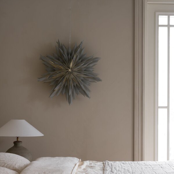 Stolní lampa Watt & Veke, Oslo, Šedá, Obývací pokoj, Papír / Karton, Design