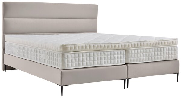 POSTEL BOXSPRING, 180/200 cm, krémová MID.YOU - Online Only postele, Online Only