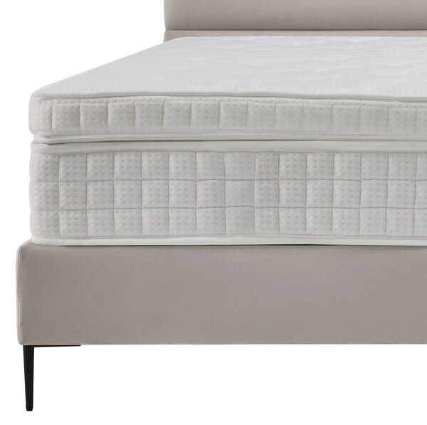 POSTEL BOXSPRING, 180/200 cm, krémová MID.YOU - Online Only postele, Online Only