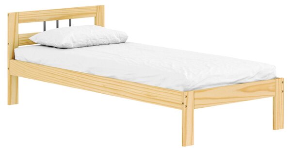 Jednolůžková postel 90 cm Joulin 1 (borovice) (s roštem)