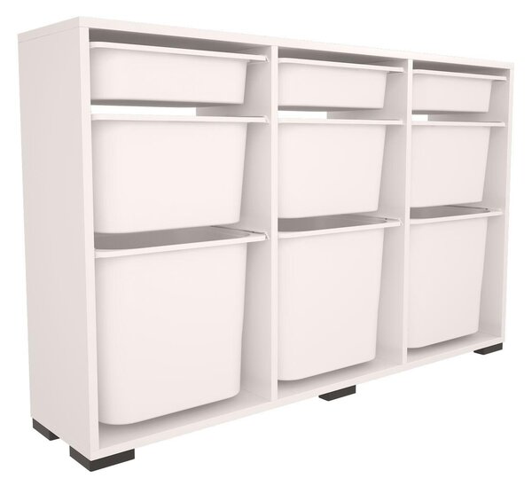 Organizér na hračky Dremonka 1 (bílá). Akce -24%