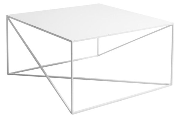 Bílý konferenční stolek Custom Form Memo, 80 x 80 cm