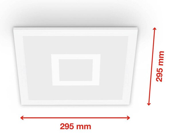 LED panel Centrelight bílý Dálkový CCT RGB 30x30cm