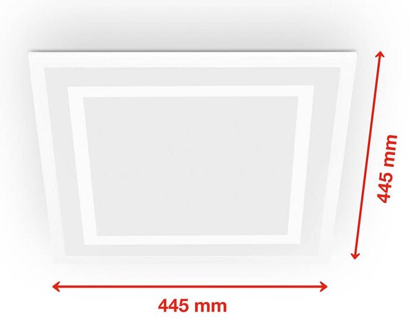 LED panel Framelight remote bílá CCT RGB 45x45cm