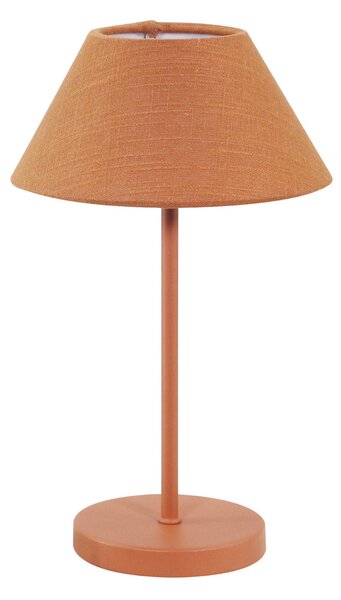 Stolní lampa Watt & Veke, Teya, stmívatelné, Hnědá / Rezavá, Obývací pokoj, Kov, Design