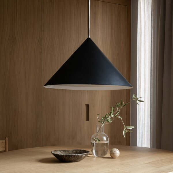 Závěsná svítidlo Watt & Veke, Kuro, stmívatelné, Černá, Kuchyně, Kov, Design
