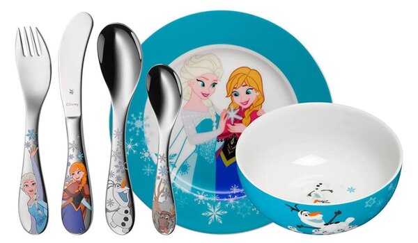 Dětský jídelní set 6-dílný Ledové království Frozen - WMF (Jídelní sada pro děti 6ks Frozen - WMF)
