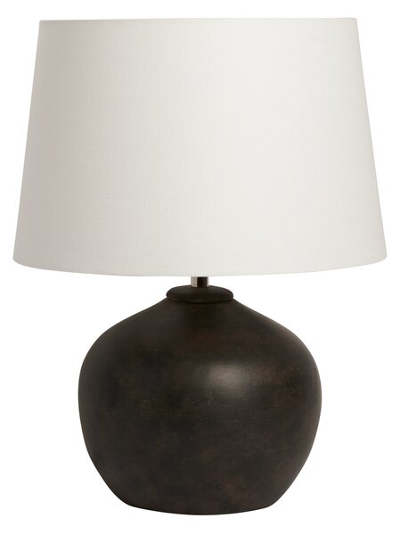 Stolní lampa Watt & Veke, Mona Black, Černá, Obývací pokoj, Keramika, Design