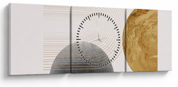 Obraz - Rustic Arches N⁰2 (s hodinami) (90x30 cm)