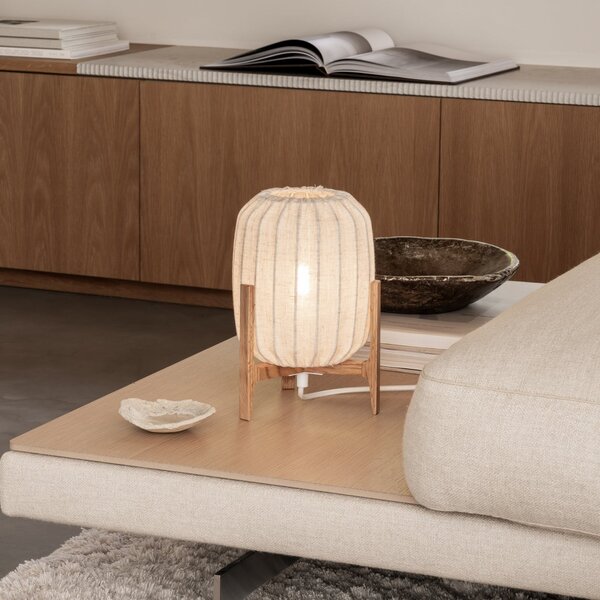 Stolní lampa Watt & Veke, Prisma, stmívatelné, Dřevo, Obývací pokoj, Dřevo, Design