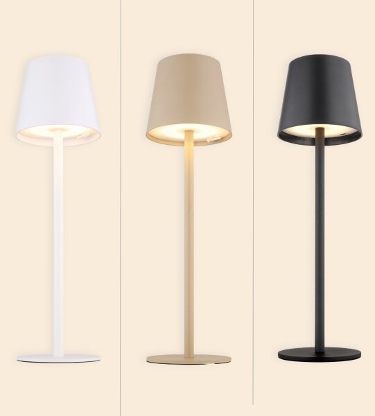 Globo 58438S - LED Stmívatelná dotyková venkovní lampa VANNIE LED/3W/3,7V IP44