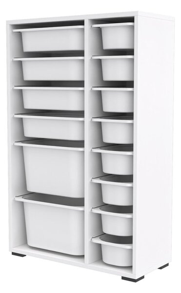 Organizér na hračky Dremonka 7 (bílá). Akce -25%