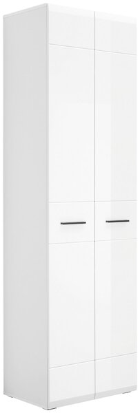 SKŘÍŇ NA ODĚV, antracitová, bílá, vysoce lesklá bílá, 60/206,2/41,6 cm Hom`in - Skříně na oblečení