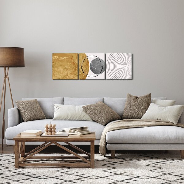 Obraz - Rustic Arches N⁰4 (s hodinami) (90x30 cm)