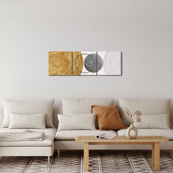 Obraz - Rustic Arches N⁰4 (s hodinami) (90x30 cm)