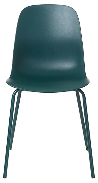 Designová židle Jensen petrolejová