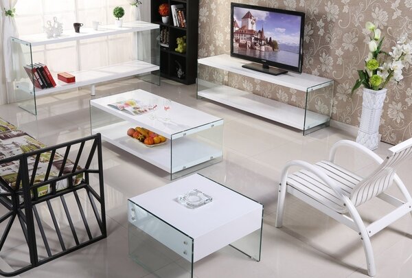 VerDesign Konferenční/TV stolek LIPIONE 771 bílý