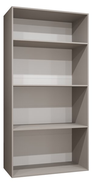 Šatní skříň 100 cm Mirabella 1 (kašmír + černá)