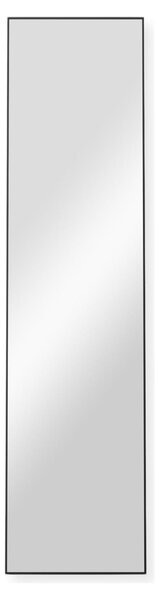 SensaHome Stojací zrcadlo - Minimalistické nástěnné zrcadlo - Černé - Moderní - Make-up zrcadlo / koupelnové zrcadlo - 39 x 156 cm