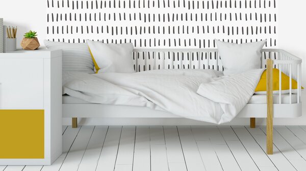 FUGU Ochrana zdi za postel - Čárky Varianta ochrany zdi: Delší strana postele 200x65 cm