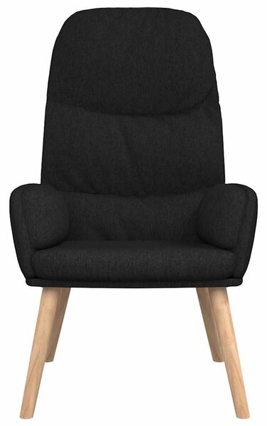 Relaxační křeslo černé textil 340996