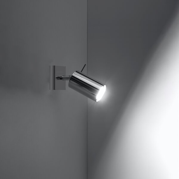 Sollux Lighting Nástěnné svítidlo RING chrom