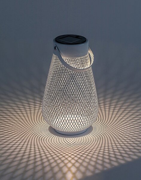 Rabalux Bílá LED solární zahradní lampa Tapolca 0,16W 77176