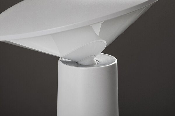 Rabalux Bílá LED zahradní nabíjecí lampa Polperro 3W 77146