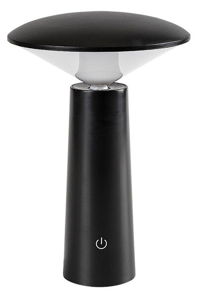 Rabalux Černá LED zahradní nabíjecí lampa Polperro 3W 77147