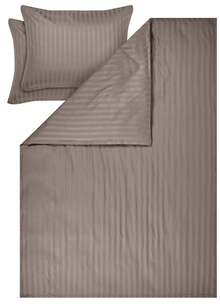 Livarno® Saténové ložní povlečení, 200 x 220 cm, 70 x 90 cm (béžová) (100412639001)