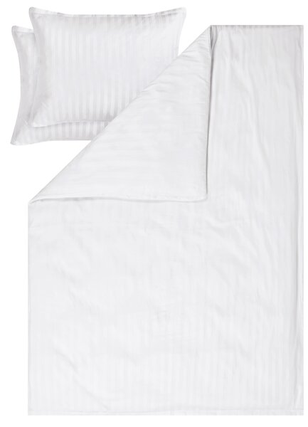 Livarno® Saténové ložní povlečení, 200 x 220 cm, 70 x 90 cm (bílá) (100412639005)