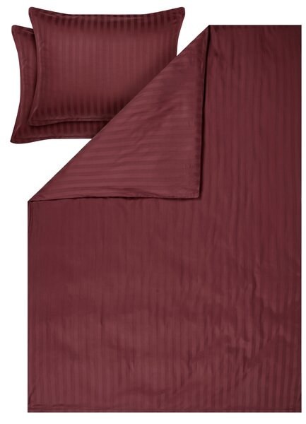 Livarno® Saténové ložní povlečení, 200 x 220 cm, 70 x 90 cm (bordó) (100412639002)