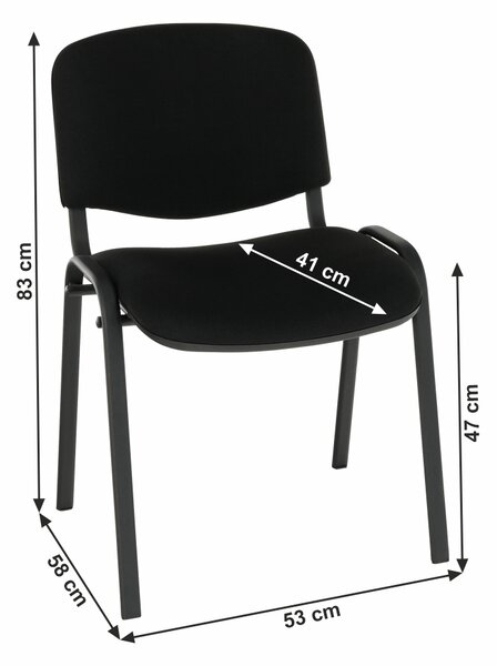 Konferenční židle Isior (černá)