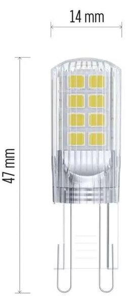 EMOS LED žárovka 2,5W G9 Barva světla: Denní bílá ZQ9536