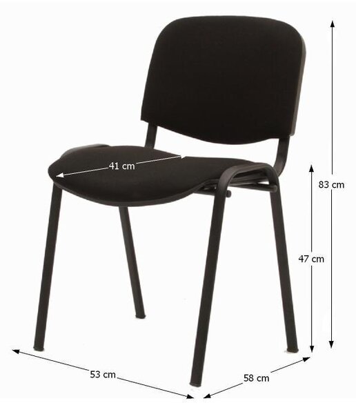 Konferenční židle Isior (černá)