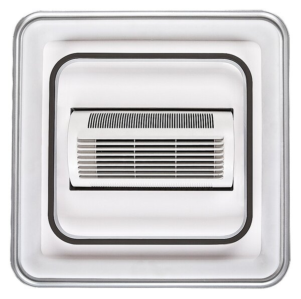 Rabalux SMART Černé stropní LED svítidlo s ventilátorem Aireon 480x480mm 50W CCT s DO 71341