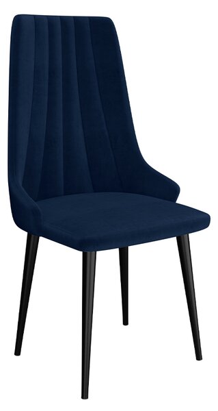 Jídelní židle Robo, modrá Magic Velvet