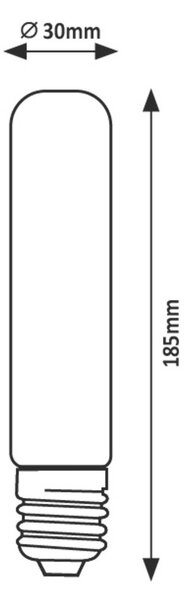 Rabalux LED žárovka Filament jantar T30 2W E27 79078