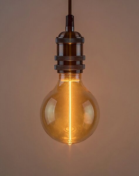 Rabalux LED žárovka Filament jantar G95 3W E27 79077