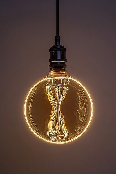 Rabalux LED žárovka Filament jantar G188 4W E27 79076