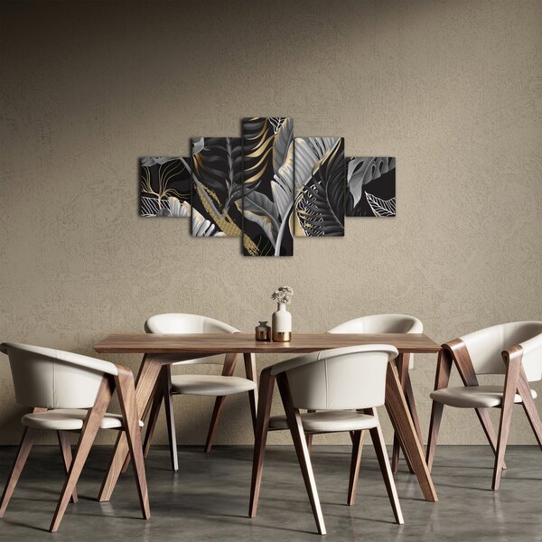 Obraz - Zlatá džungle (125x70 cm)